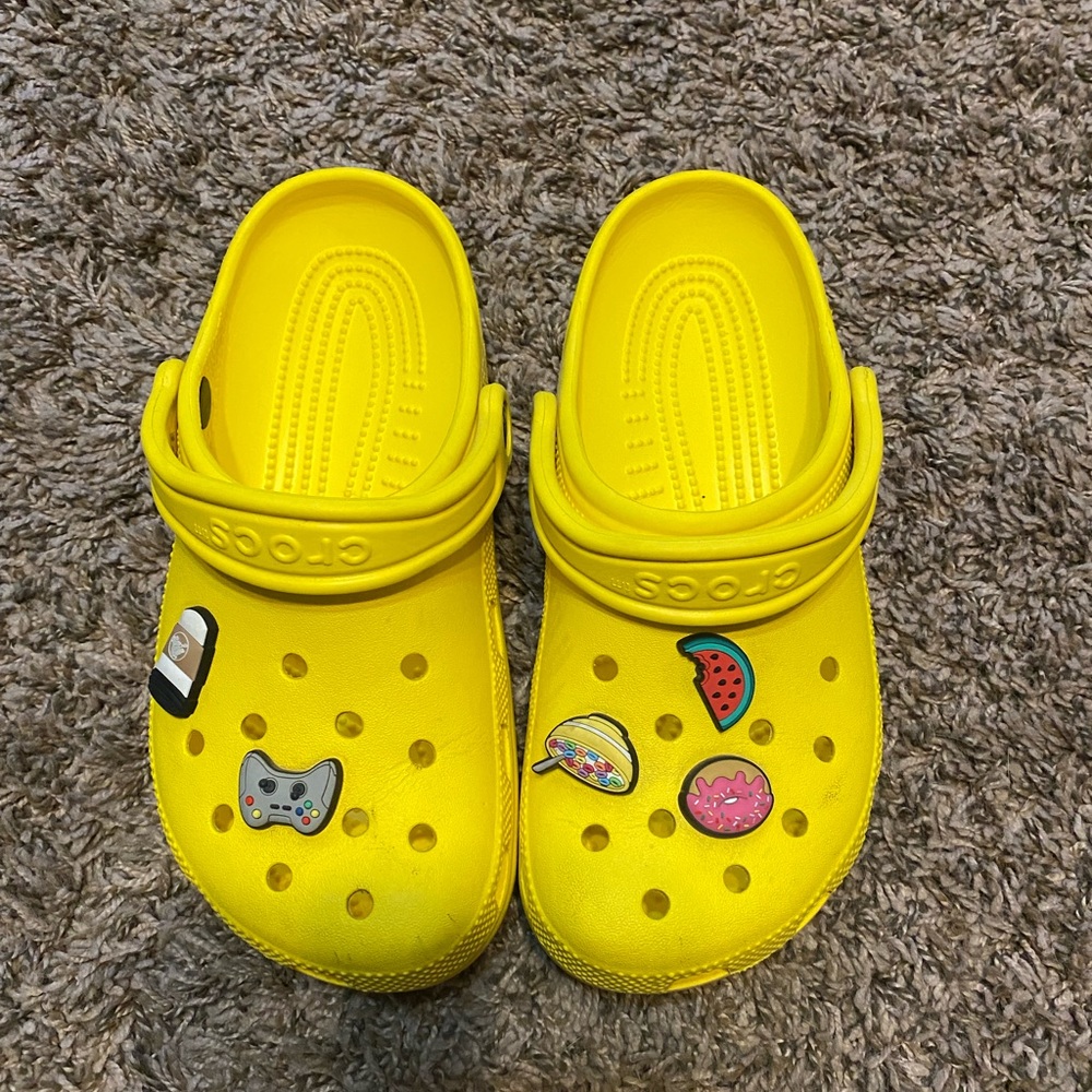 Yellow Crocs